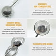 thumbnail image 3 of 2pcs Long Handle Tea Ball Stainless Steel, Premium Tea Infuser Filter for Loose Leaf Tea, Reusable Fine Mesh Tea Interval Diffuser Strainer for Cup and Teapot, 3 of 7