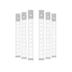 thumbnail image 1 of Luz Led Sensor De Movimiento 6pzs Malubero Blanco, 1 of 5