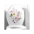thumbnail image 1 of Moderno minimalist flower - pattern self - adhesive bathroom toilet stickers para bathroom decorations, 1 of 6