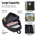 thumbnail image 4 of Easygdp Countryside Farm Cow Mochila para Niños y Niñas con Set de Caja de Almuerzo y Estuche para Lápices 3 en 1, Mochila Escolar Estampada para Adolescentes, 4 of 7