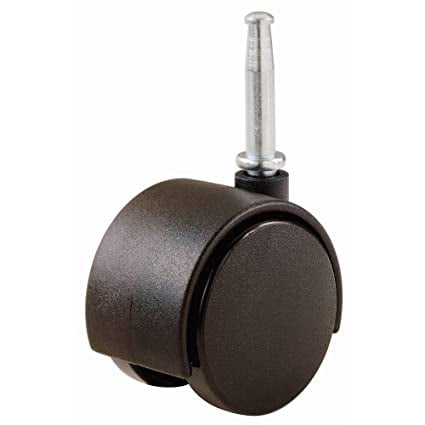 2 in. Twin Wheel Stem Casters (2-Pack)
