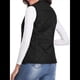 thumbnail image 5 of Chaleco Acolchado con Cuello Alto, Cremallera y Bolsillos para Mujer Negro L, 5 of 10