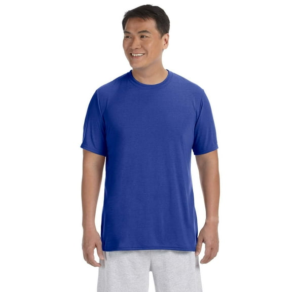 Gildan G420 Adult Performance Adult 5 oz. T-Shirt, Royal, XL, Pack Of 2, Men's T-Shirt