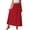 Red, variant on Sentmoon Skirt for Women Plus Size High Waisted Solid Color Workout Golf Skirt Eyelet Athletic Skirts Women Vacation Casual for Beach and Vacation Outfits XL