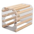 thumbnail image 1 of Casa de madera para hámster, cabaña escondite de madera para mascotas pequeñas, para jerbos, ratones, oso dorado, conejillo de indias, chinchillas, 1 of 14