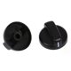 thumbnail image 2 of BOFO 6 PCS Kitchen Black Plastic Gas Stove Cooker Control Knobs, 2 of 5