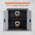thumbnail image 3 of Armario de pared VEVOR, plegable, de metal, para garaje, 240 kg, color negro, 3 of 9