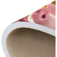 thumbnail image 6 of GZHJMY Sunflower Funny Pig Hanging on Fence Area Rug Living Room Rugs - 5'3" x4 Abstract Large Soft Indoor Washable Rug Low Pile Carpet for Bedroom Dining Room Office Carpet Runner, 6 of 7