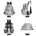 thumbnail image 2 of Casual White Cat with Blue Eyes Backpack for School,College and Travel, Water Resistant Bookbag,, 2 of 7