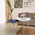 thumbnail image 5 of BEE VIBES Conjunto de 2 Mesas de Centro Modernas y Minimalistas - Ideal para Decoración en Sala, Recibidor o Recamara, Mesa Auxiliar para Hogar Interiores y Exteriores, Coffee Table Bebidas y Comidas, 5 of 5