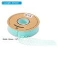 thumbnail image 2 of Uxcell Lace Trim Ribbon Polyester Wedding Lace Ribbon Lace Gift Wrap Ribbon for Dress Decorations Blue 50Yard, 2 of 6