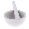 thumbnail image 1 of Reemplazo de Cristalería de Laboratorio de Hierro Soporte de Herramienta de Enseñanza Física Hugo Juego de mano de mortero de porcelana, 1 of 6