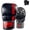 Black/Red, variant on VictorBudo USA MMA Sparring Gloves, Open Palm Grappling Gloves, Black, S/M