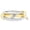 D3 Rings Gold & Silver, variant on 18K Gold Plated Stackable Rings for Women, Silver and Gold Mixed Metal CZ Ring Set, Dainty Non-Tarnish Linked Bands for Engagement, Wedding, Birthday, Gifts