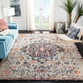 thumbnail image 3 of SAFAVIEH Madison Joandra Vintage Floral Area Rug, Beige/Black, 9' x 9' Square, 3 of 9