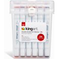 KINGART 42424C PRO DoubleEnded Alcohol Ink Art Markers, 24 PORTRAIT
