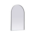 thumbnail image 3 of Metal Frame Arch Mirror 27x40 Inch in Brass, 3 of 7