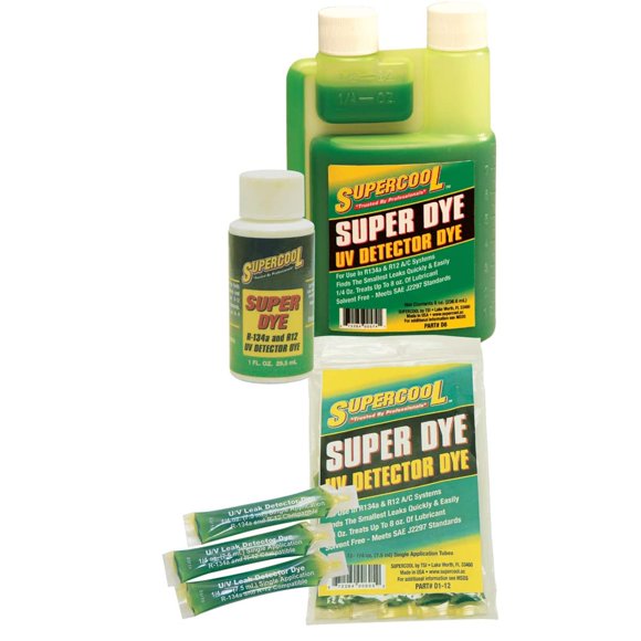 Supercool A/C Leak Detection Dye, 1 Oz