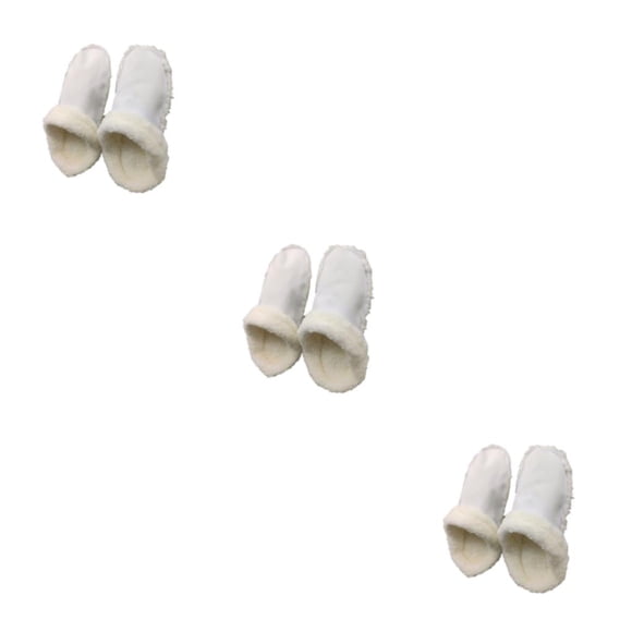 Youkk Polyester Soft Winter Insole For Shoes Non-Slip And Convenient Non-Slip Insole Lining Winter Insoles white 39-40(240mm) 3Set