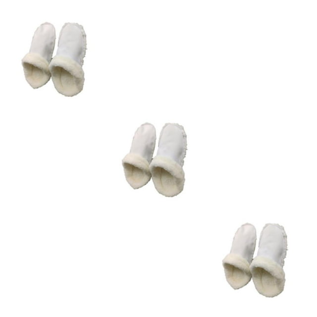 Youkk Polyester Soft Winter Insole For Shoes Non-Slip And Convenient Non-Slip Insole Lining Winter Insoles white 39-40(240mm) 3Set