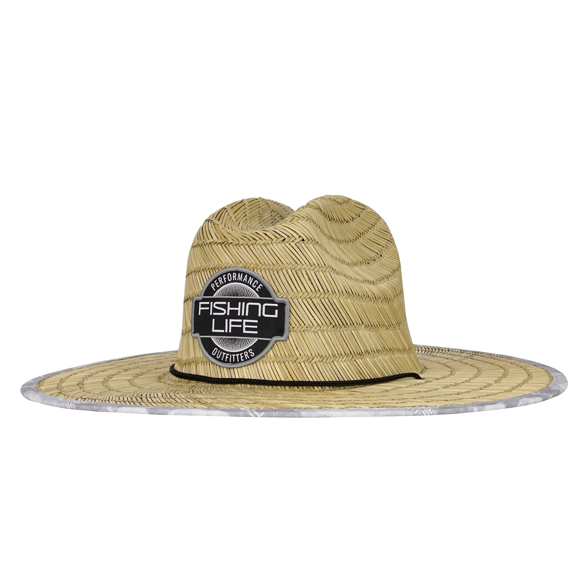 Fishing Life Reef Bay Straw Hat - Straw, Adult Unisex