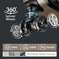 thumbnail image 5 of Zimtown 3 Piece Nested Spinner Suitcase Luggage Set With TSA Lock Champagne Gold, 5 of 14