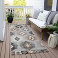 thumbnail image 6 of Addison Rugs Chantille Indoor/Outdoor Transitional Southwest Silver Washable Runner Rug, 2'3" x 7'6", 6 of 6