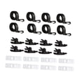 thumbnail image 2 of Almencla Pool Solar Cover Roller Attachment Straps Solar Pool Cover Parts Accessories 8pcs Set, 2 of 8