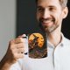 thumbnail image 2 of Taza de café de cerámica de Halloween, divertida y aterradora, con un fuerte sentido de la atmósfera, 2 of 5