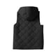 thumbnail image 2 of Gibobby Chaleco dama, Outwear Chaleco para mujer, ligero con bolsillos con cierre Qiulted acolchado, cuello alto, bolsillos acolchados con cierre, chaleco acolchado(Negro,G), 2 of 4