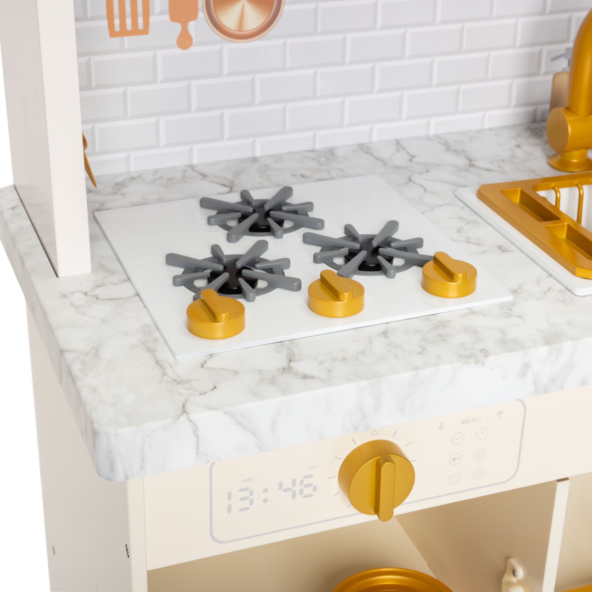 My Sweet Love Wooden Kitchen Play Set for Child Ages 3+
