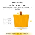 thumbnail image 3 of Impermeable Beckon BK90 Unisex Unitalla Uso rudo con reflejante capamanga, 3 of 7