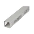 thumbnail image 1 of StarTech.com Open Slot Cable Management Raceway with Cover, 2"(50mm)W x 2"(50mm)H, 6.5ft(2m) length, 1/4"(8mm) Slots, PVC Network Cable Hider/Wall Wire Duct, Max 80 Cables, UL Listed - UL94 V0, M1 Fire Rated - Cable raceway - 6.6 ft - gray - TAA Compliant, 1 of 4