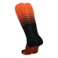 thumbnail image 2 of TCK Elite Breaker Striped Cushioned Soccer Socks - Orange/Black, Medium, 2 of 2
