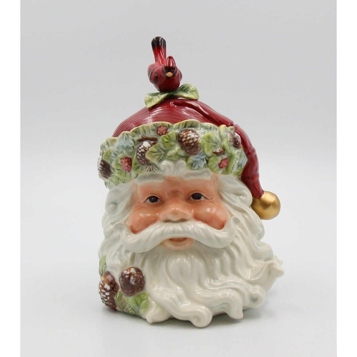 Santa Claus Shaped Handcrafted Cookie Jar