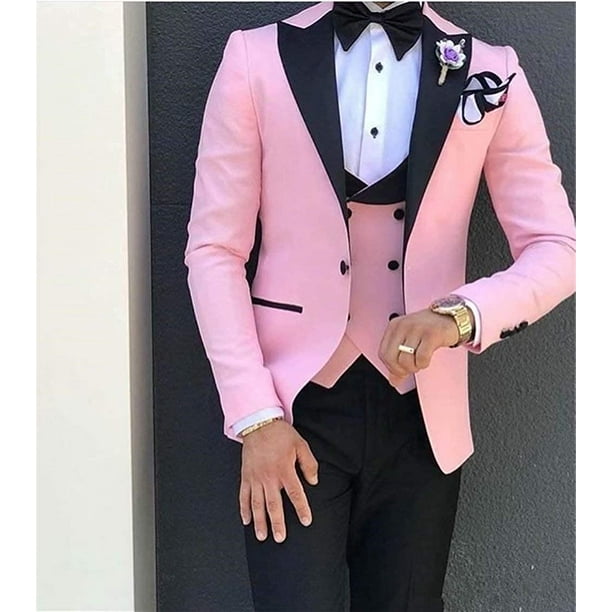 Pink wedding hotsell suits for groom