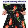 thumbnail image 2 of HAPPY BAY Women's Summer Loungewear Loose Slit Dress Caftan Maxi House Sleep Shirt 2X-3X Smokey_AC379, 2 of 5
