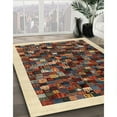 thumbnail image 2 of Ahgly Company Indoor Rectangle Contemporary Brownish Green Abstract Area Rugs, 3' x 5', 2 of 6