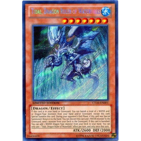 YuGiOh Holiday Tin Promo Tidal, Dragon Ruler of Waterfalls (Best Water Cards Yugioh)