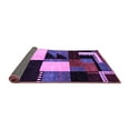 thumbnail image 2 of Ahgly Company Indoor Square Oriental Purple Modern Area Rugs, 5' Square, 2 of 4