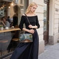 thumbnail image 5 of FORMRS Women Crossbody Purse with Chain Strap Vegan Leather Shoulder Handbag, Wooden Boat, 5 of 7