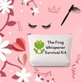 thumbnail image 6 of The Frog&nbsp;Whisperer Survival Kit Makeup Bag Frog Animals Toad Lover Gift Novelty Frog Makeup Zipper Pouch Bag Frogs Lover Gift for Crazy Frog Lady, 6 of 7