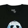 thumbnail image 5 of Friday The 13Th T-Shirt Men's Jason Vorhees Blue Hue Graphic Print Tee, 5 of 5