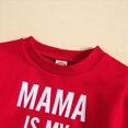 thumbnail image 5 of HCNTES Baby Boy Winter Clothes Toddler Kids Baby Boy Fall Outfits Valentine's Day Letter Print Long Sleeve Tops Pants Winter Clothes Sets Kids Valentine's Day Top Bottoms Pants Set Outfits, 5 of 8