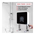 thumbnail image 2 of Instant Water Heater Wall Mounted Electric Water Heater Bathroom Kitchen LCD Temperature Display With Remote Control ,Compact Design, 2 of 4