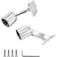 thumbnail image 3 of ABCISI Marine Boat Handrail Fittings, 316 Stainless Steel Hand Rail 60 Degree Stanchion for 1 inch Pipe, Bracket Hardware Accessories for Ship Yacht Marine Use (1 inch End), 3 of 6