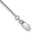 thumbnail image 1 of 14k White Gold 9 Inch 1.05mm Spiga Anklet Ankle Bracelet Chain Wheat, 1 of 6