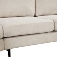 thumbnail image 5 of 111" Beige Chenille Sofa with Rolled Arms and Cushion Back / Comfort and Aesthetics in Living Room, 5 of 5