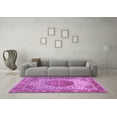 thumbnail image 3 of Ahgly Company Indoor Rectangle Medallion Purple Traditional Area Rugs, 8' x 12', 3 of 4