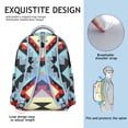 thumbnail image 5 of Bohemian Style University Backpack - Large Capacity & Expandable Pockets | Versatile, 5 of 6